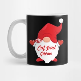 The Cat Dad Gnome Matching Family Christmas Pajama Mug